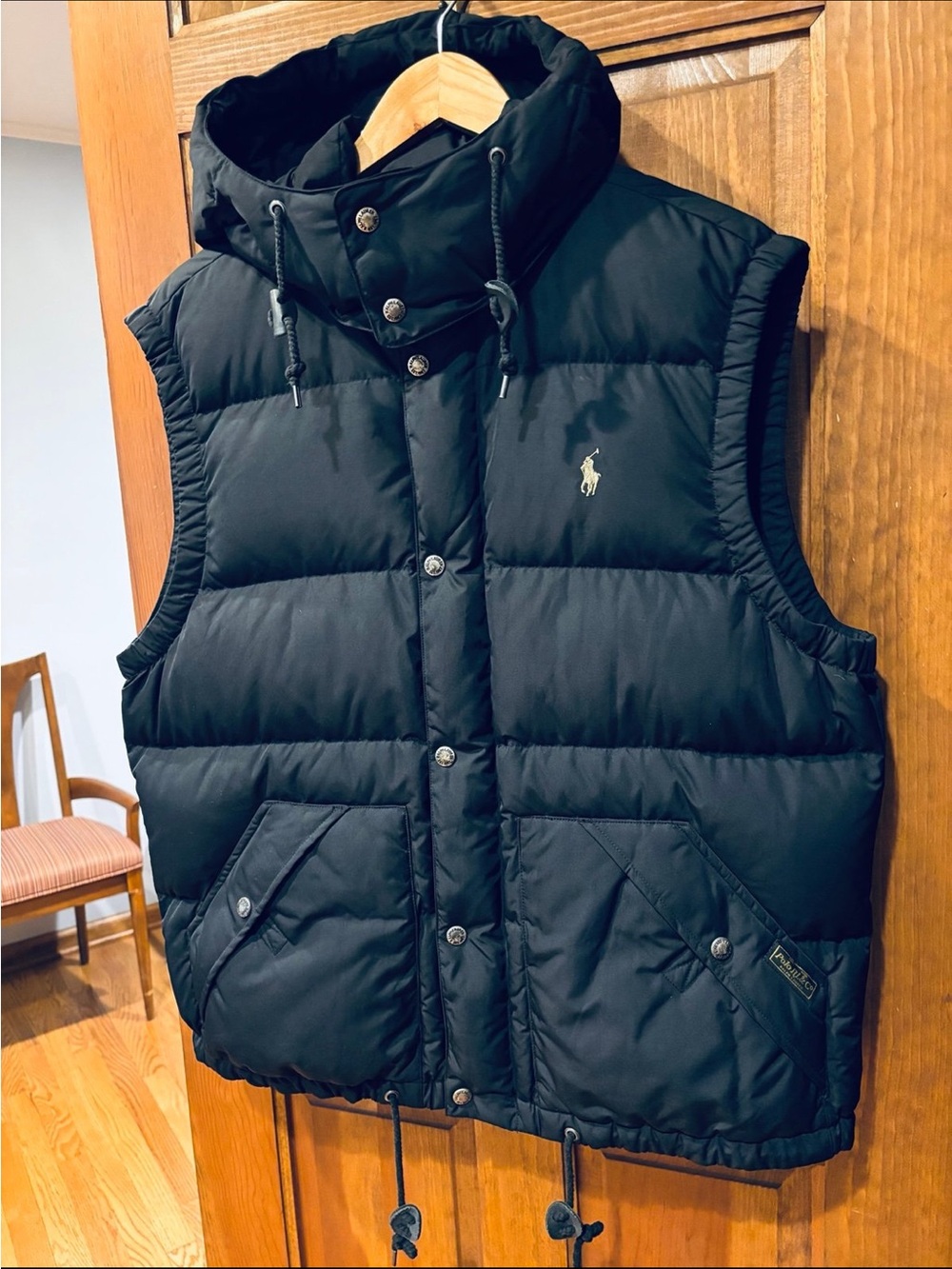 Vintage Polo Ralph Lauren Down Hooded Puffer Vest